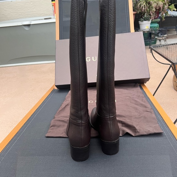 Gucci Soft  Cellarius calfskin riding boot. - Picture 3 of 7